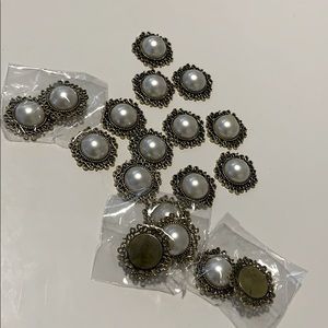 1 lot of antique gold flatbacks scrapbook